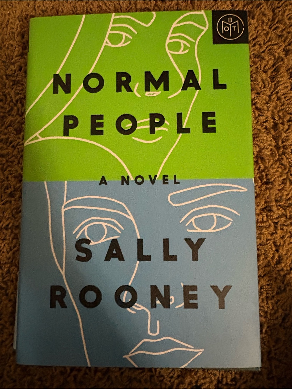 Sally Rooney "Normal People" Paperback Novel - Blue & Green Cover